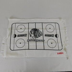 Portland Winterhawks Collectible Towel 14690 News Channel 8 White Black 18 x 11